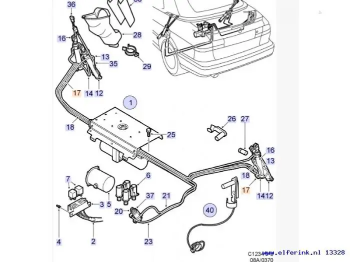 saab 9 3 parts diagram