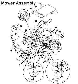 riding lawn mower engine parts diagram