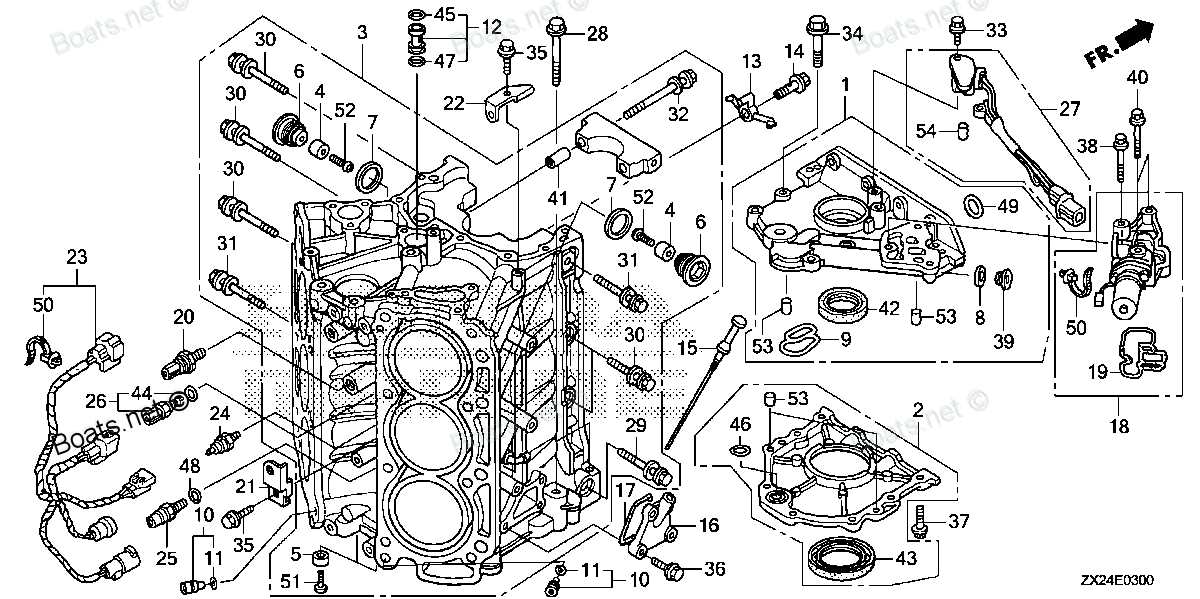 yamaha 250 outboard parts diagram