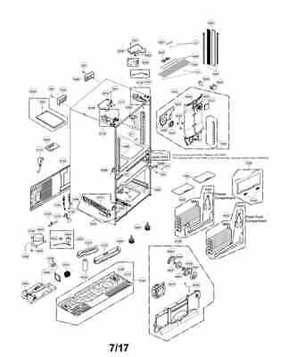 lg french door refrigerator parts diagram