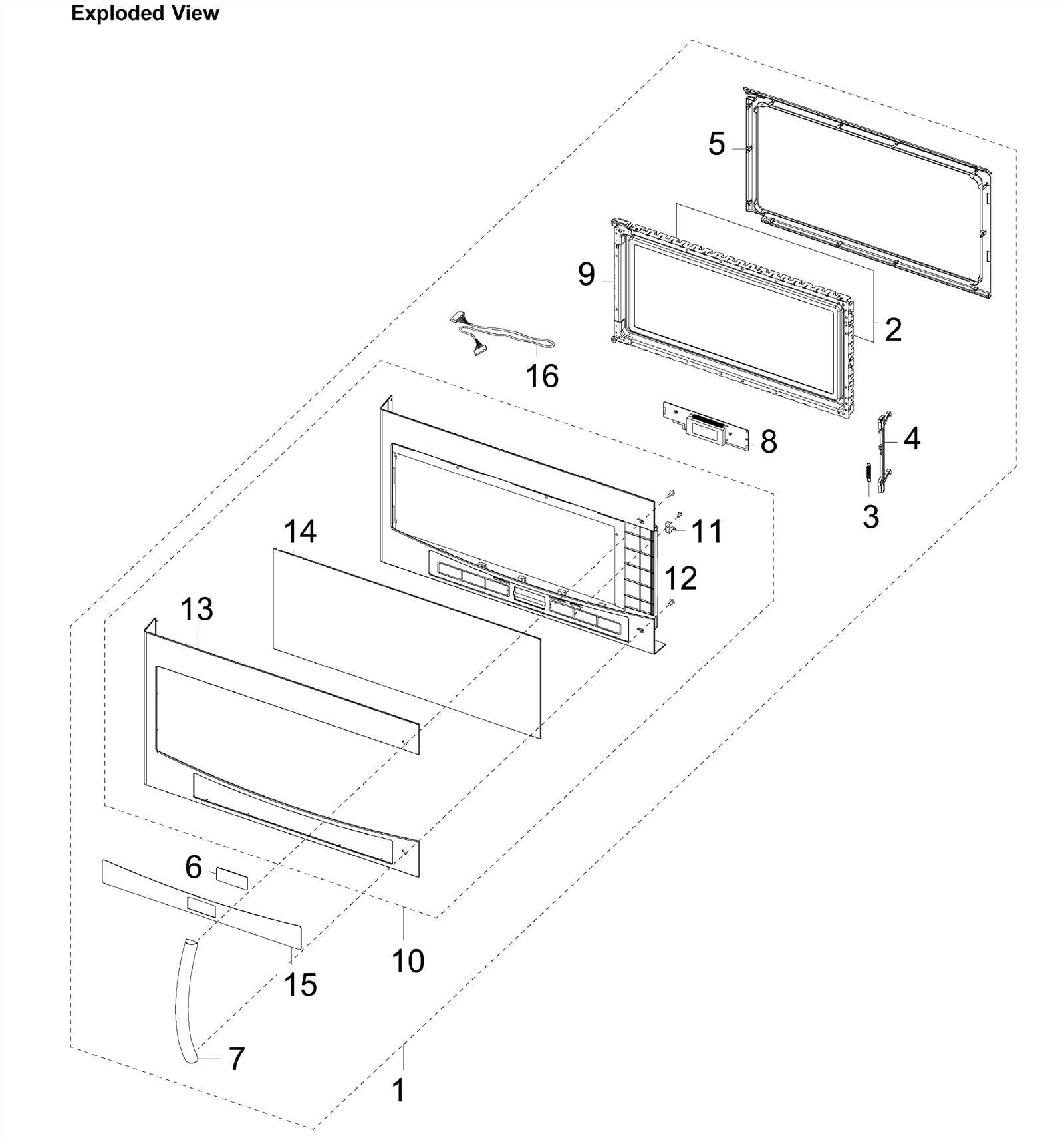 samsung microwave smh1816s parts diagram