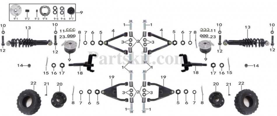 tao tao 110 parts diagram