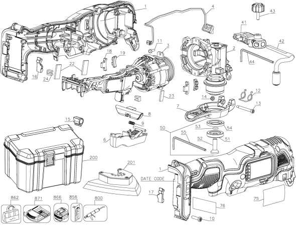 dremel multi max parts diagram