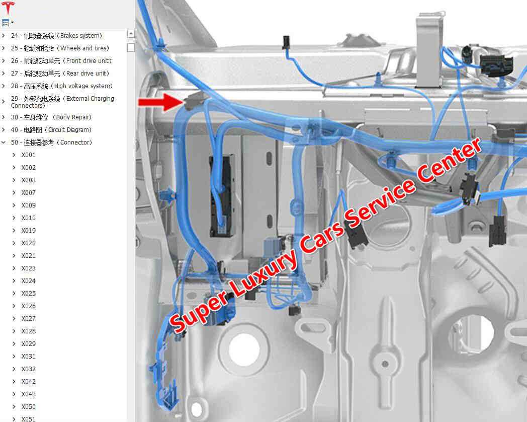 tesla model x parts diagram