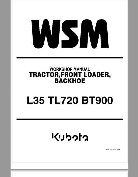 kubota l35 parts diagram