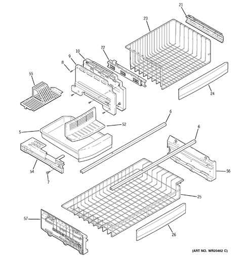 ge refrigerator ice maker parts diagram