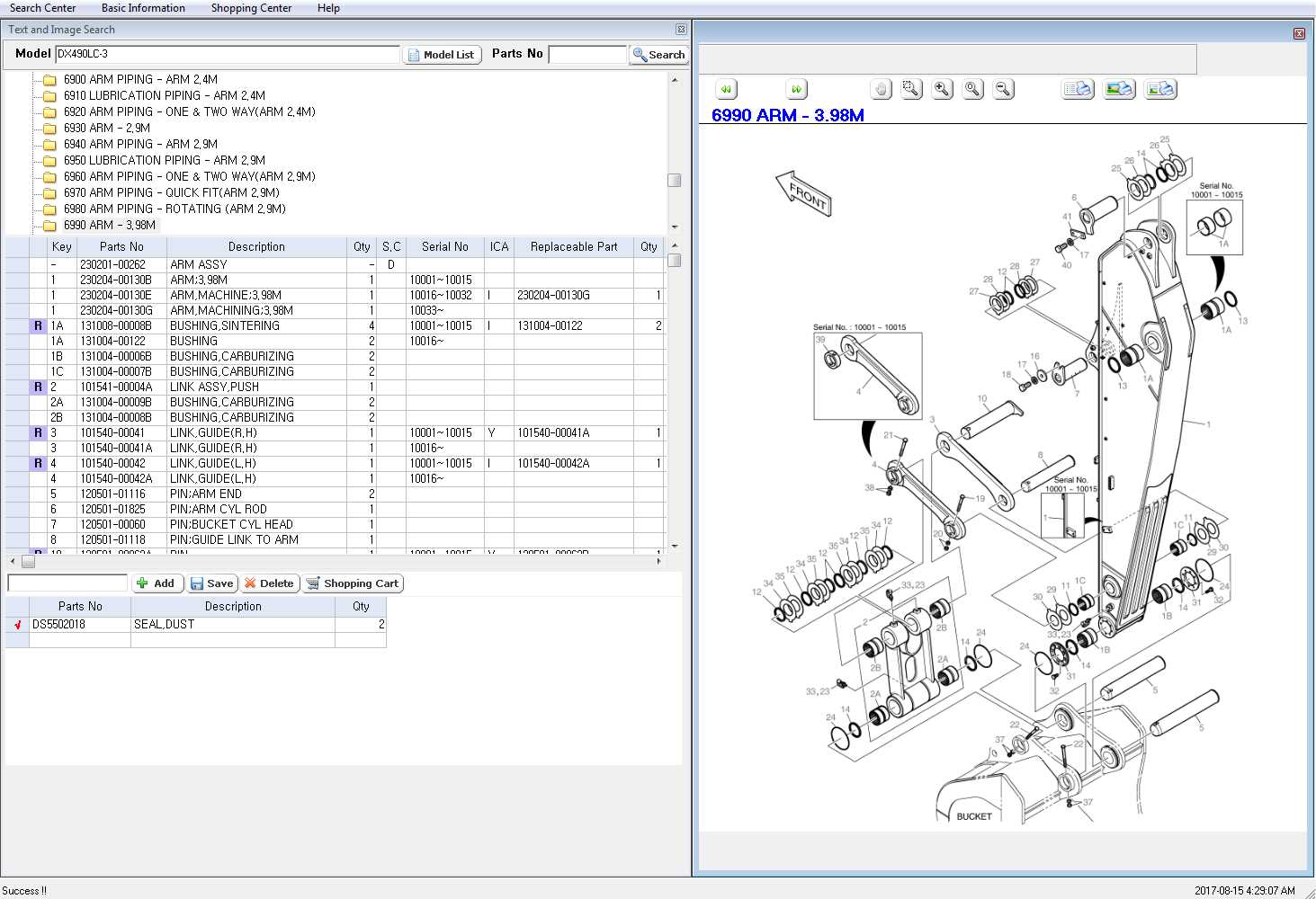 doosan parts diagram