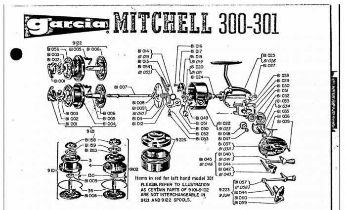 garcia mitchell 300 parts diagram