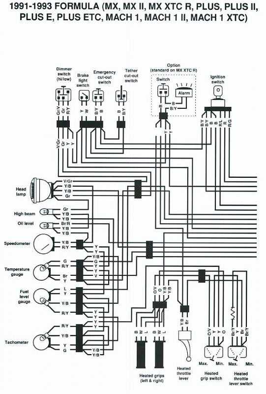 1993 ski doo parts diagram