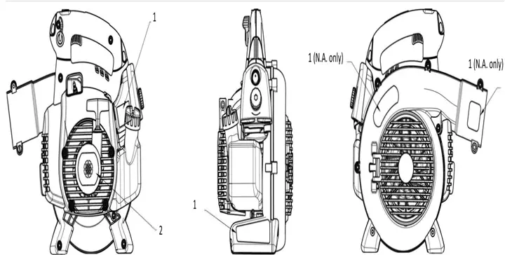 husqvarna blower parts diagram