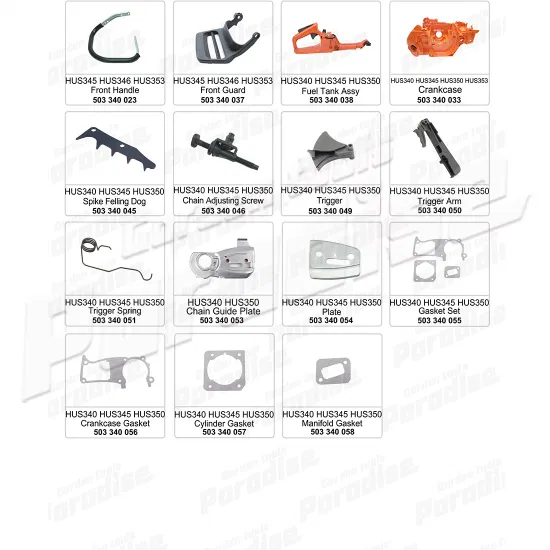 husqvarna 340 parts diagram