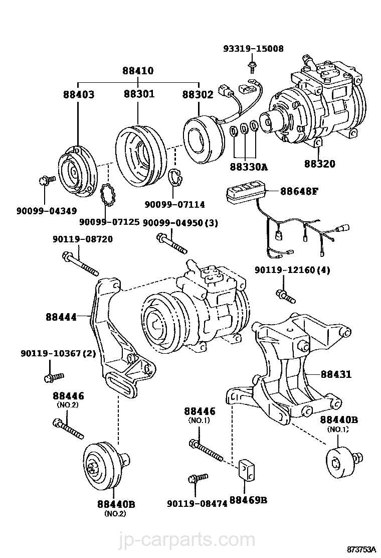 a c compressor parts diagram