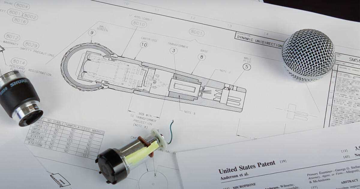 shure sm58 parts diagram