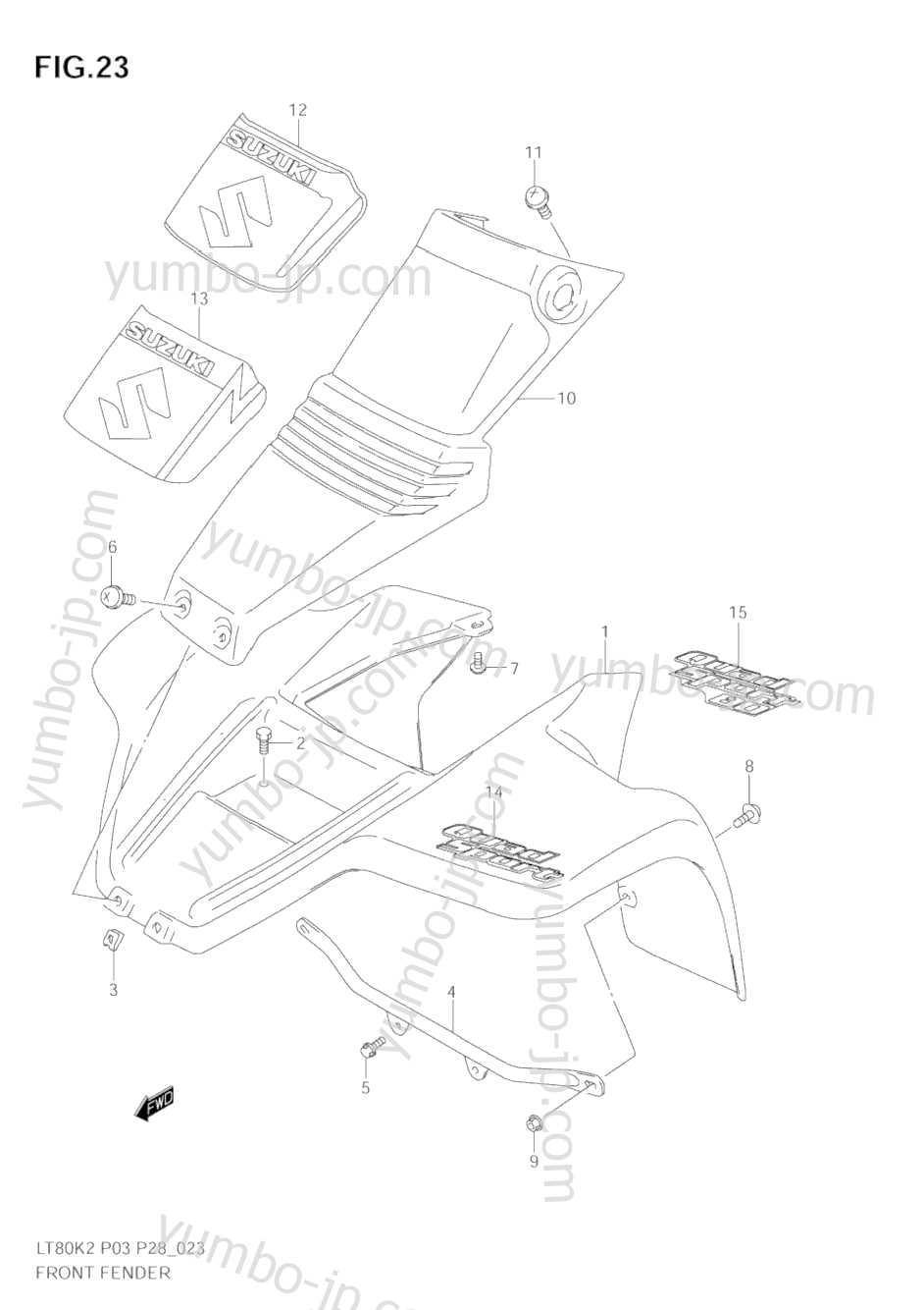 suzuki lt80 parts diagram