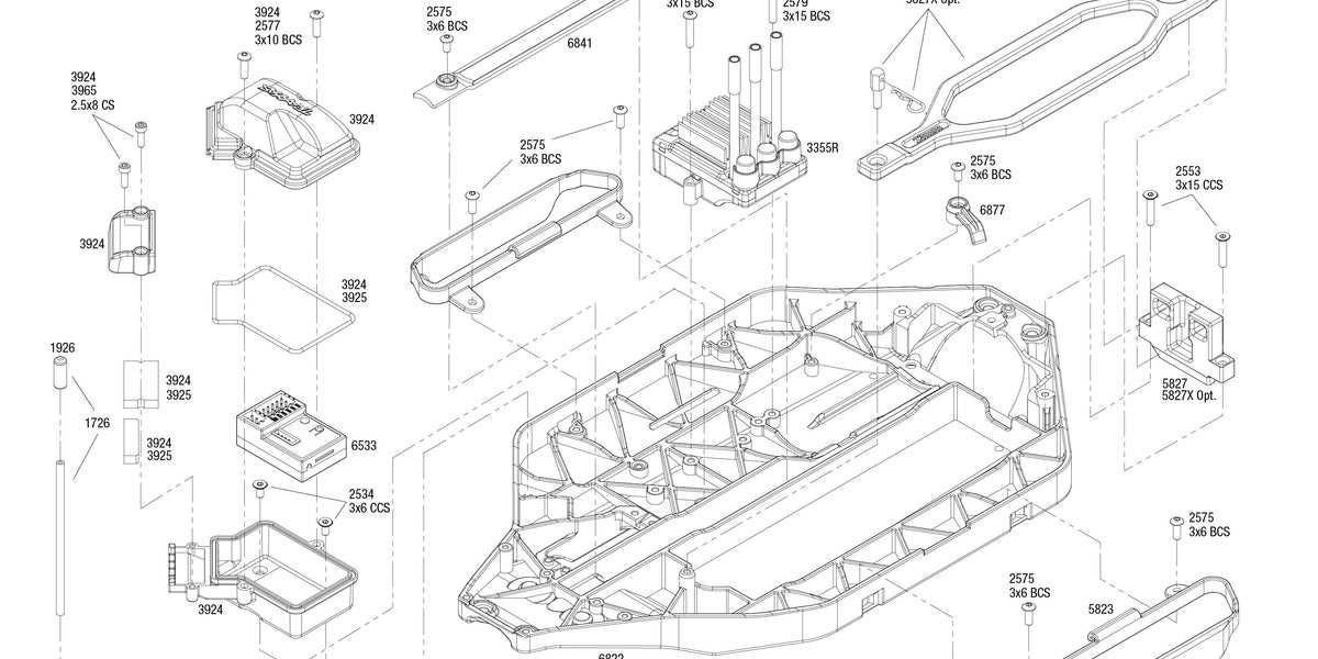 traxxas rustler 4x4 parts diagram