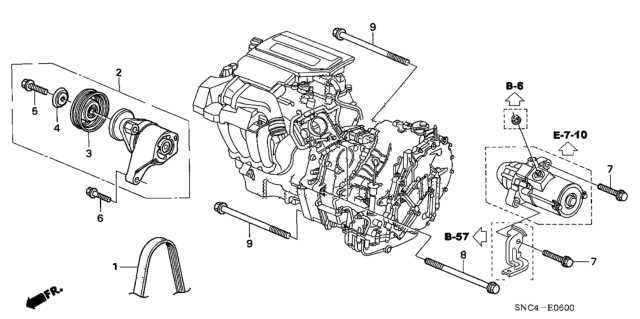 honda civic 2009 parts diagram