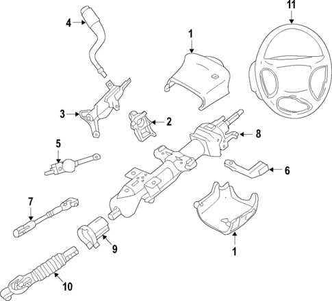 2011 gmc sierra parts diagram