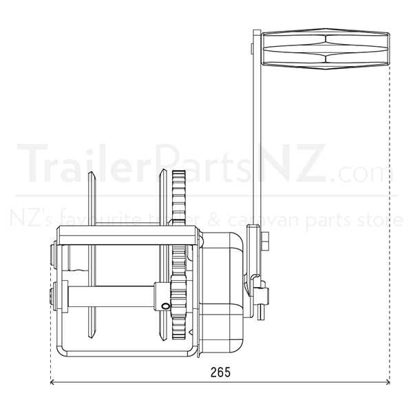 boat trailer diagram parts