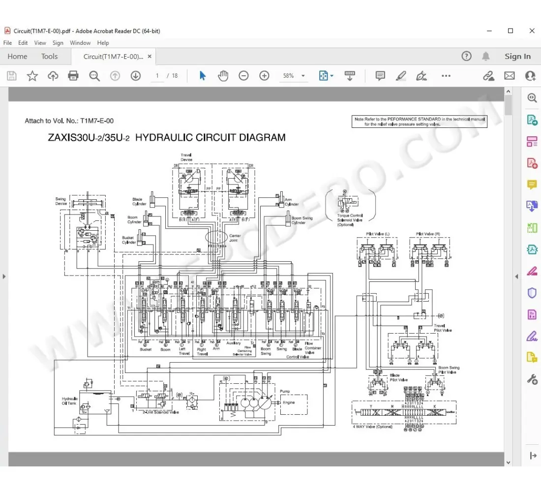 hitachi excavator parts diagram