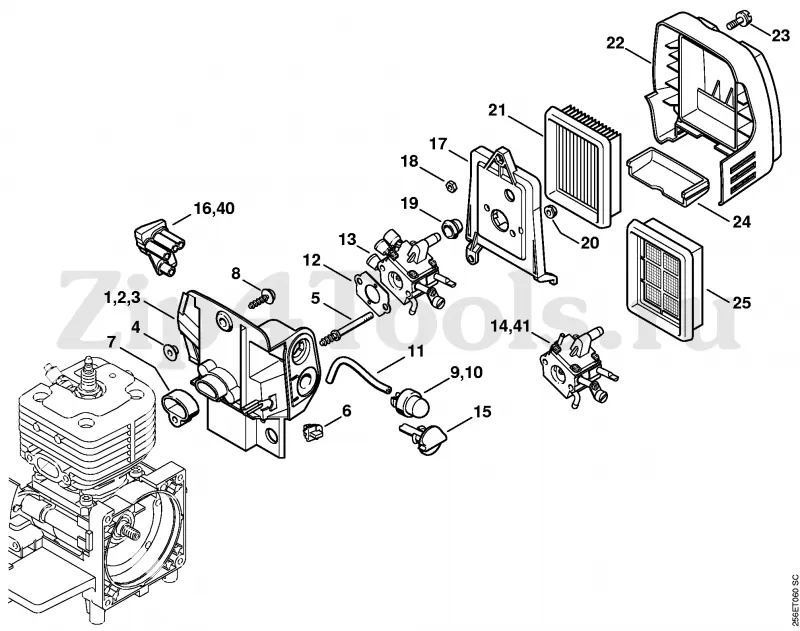 stihl mm55c parts diagram