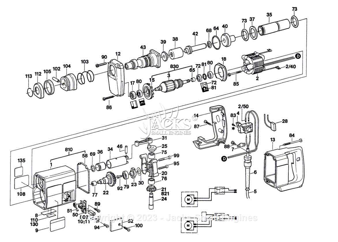 bosch jackhammer parts diagram