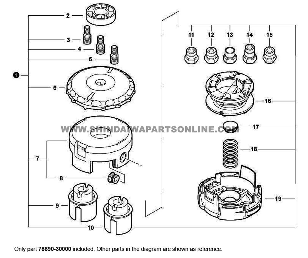 shindaiwa t282 parts diagram