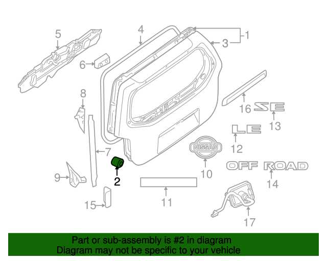 2007 nissan pathfinder parts diagram