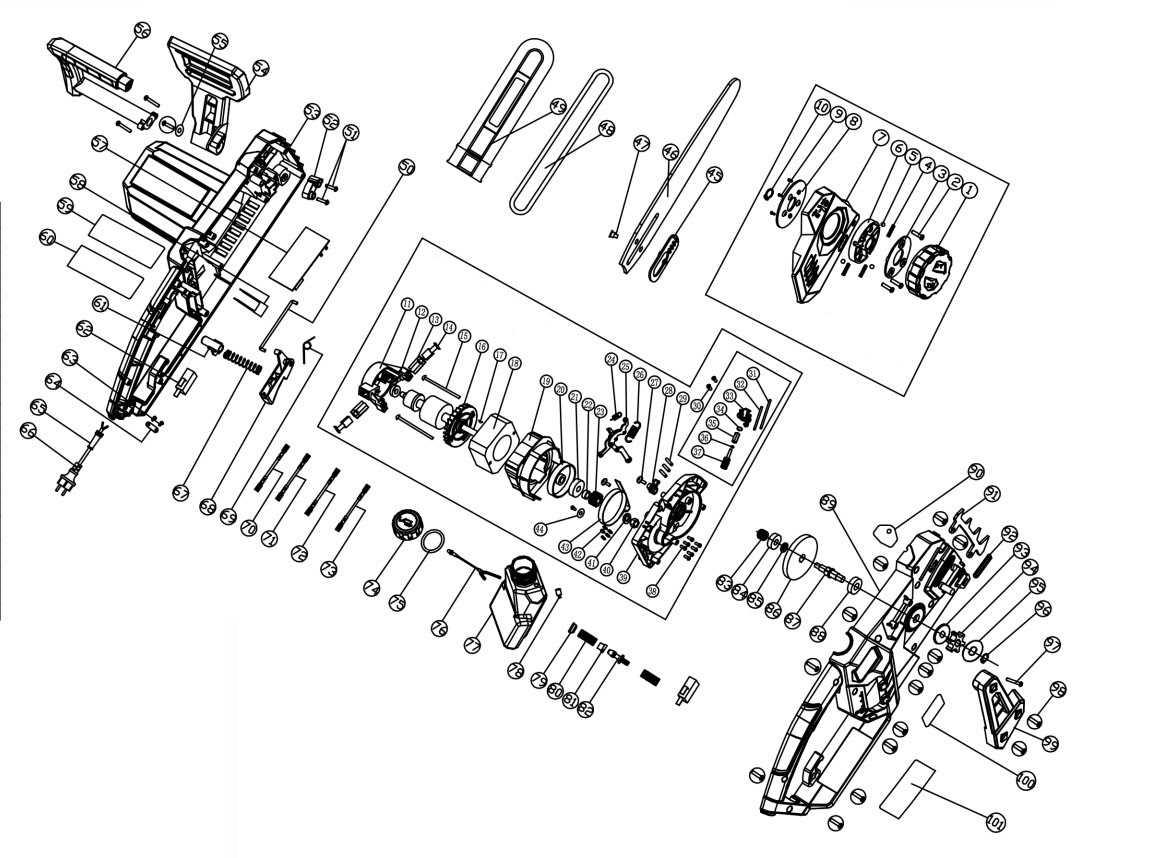 ryobi chainsaw parts diagram