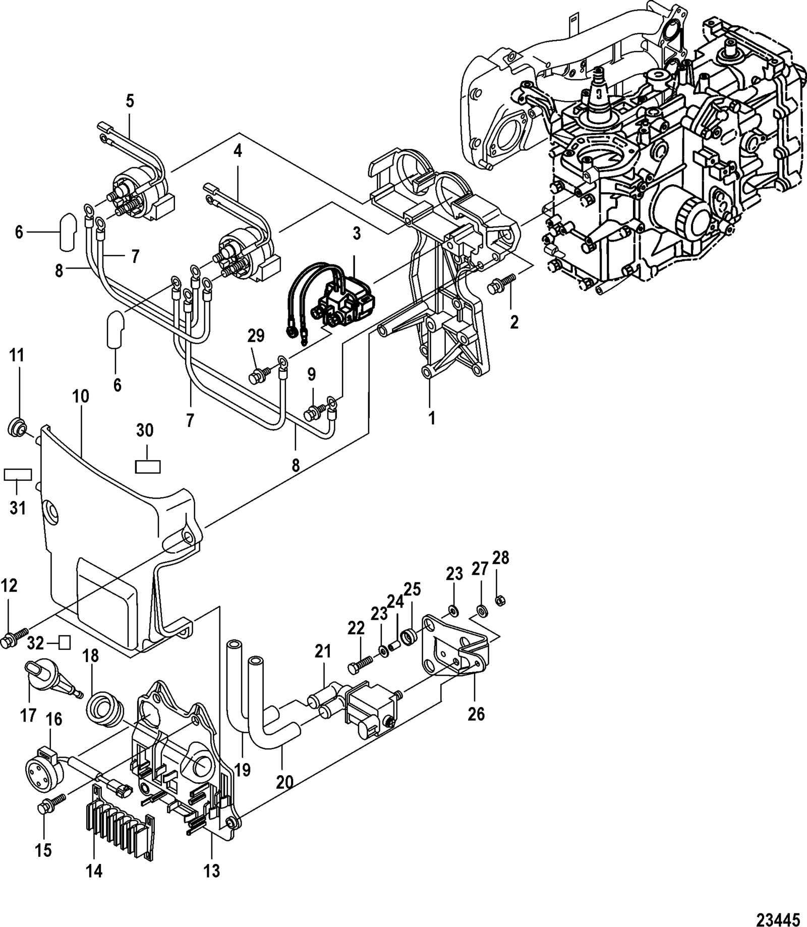 mercury 60 hp 4 stroke parts diagram