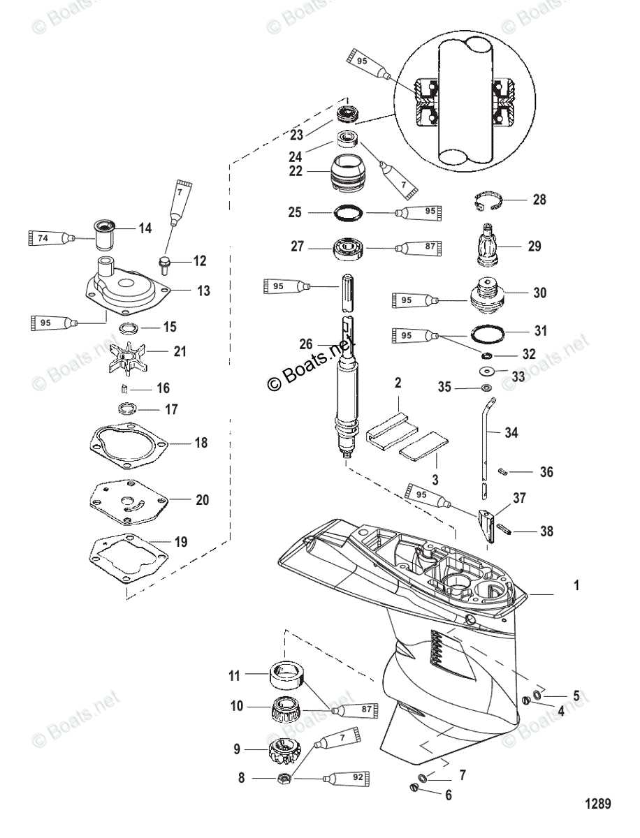 40 hp mercury outboard parts diagrams