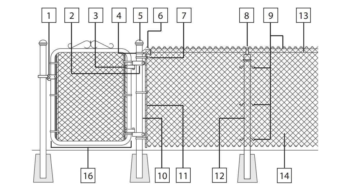 chain parts diagram