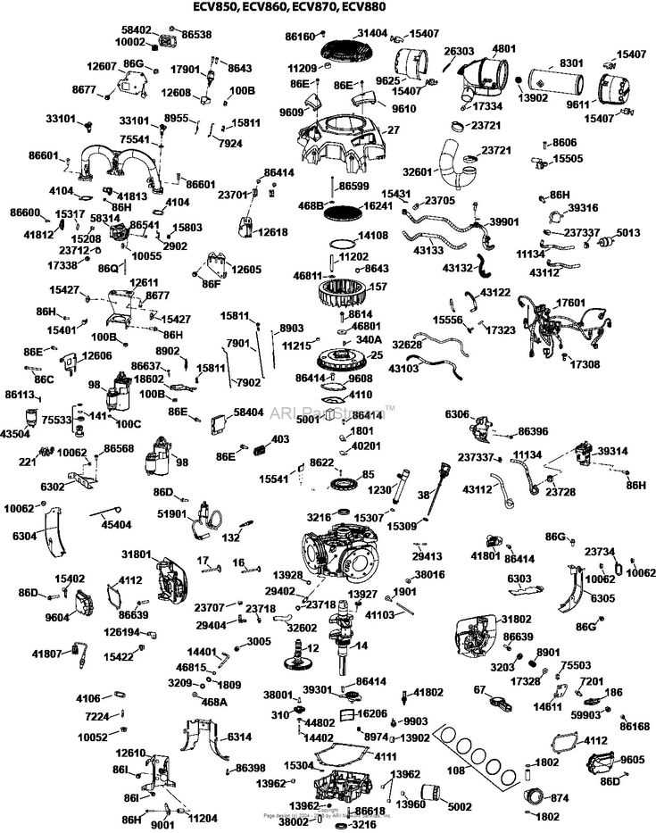 kohler command 22 hp engine parts diagram