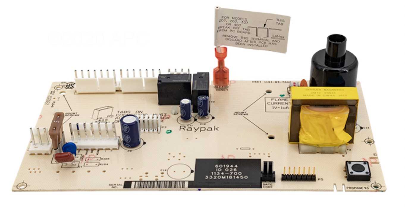 raypak parts diagram