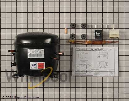 refrigerator compressor parts diagram