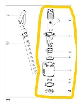 miele triflex hx1 parts diagram