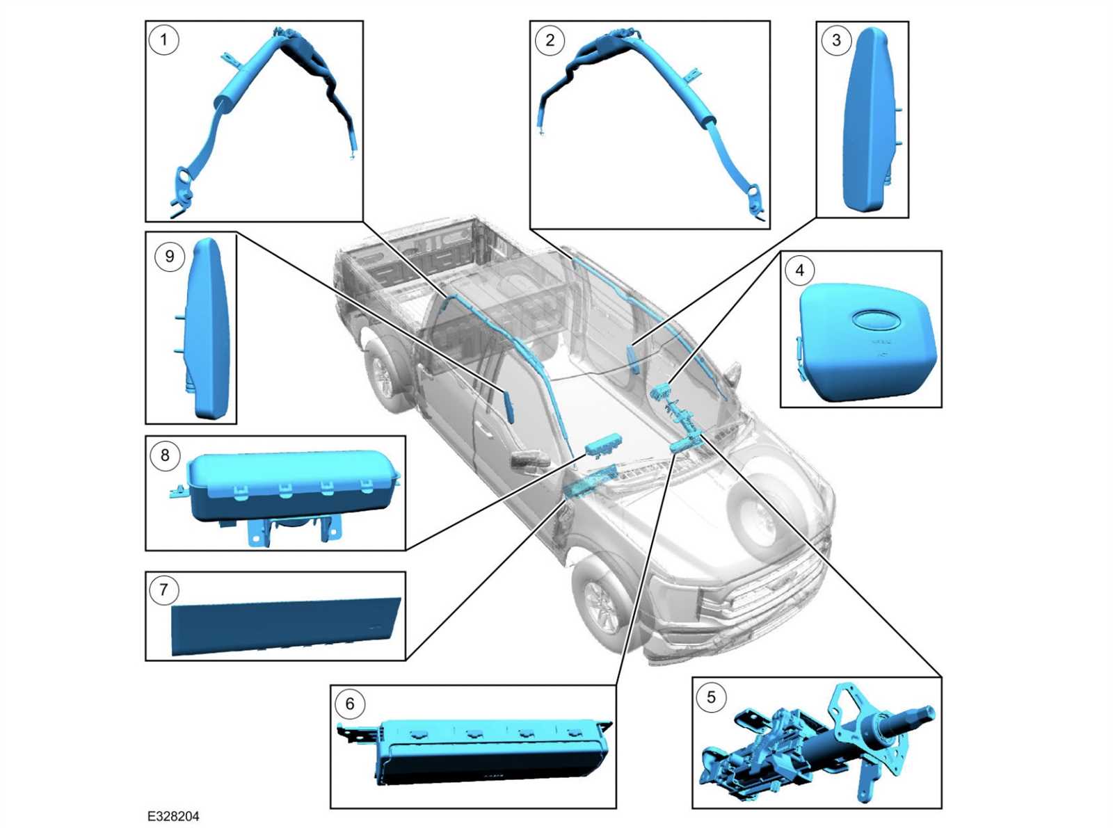 2020 ford f 150 parts diagram