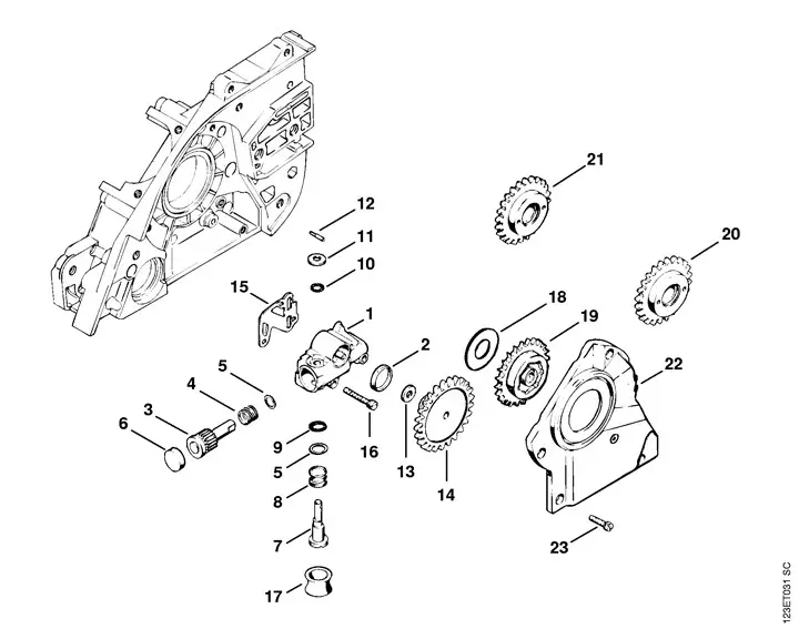 stihl 056 parts diagram