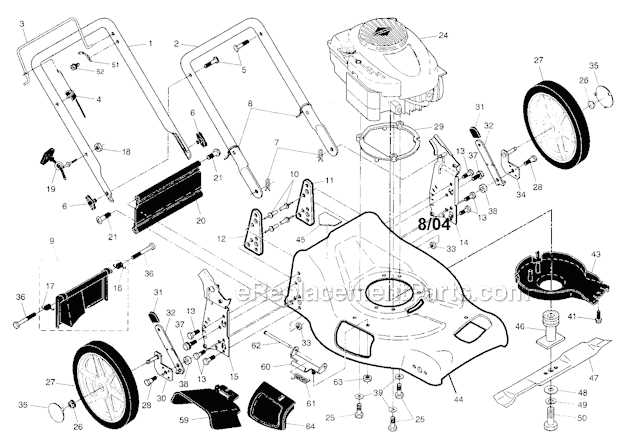 craftsman riding lawn mower engine parts diagram