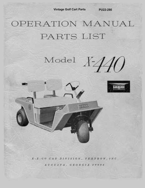 1993 ezgo marathon parts diagram