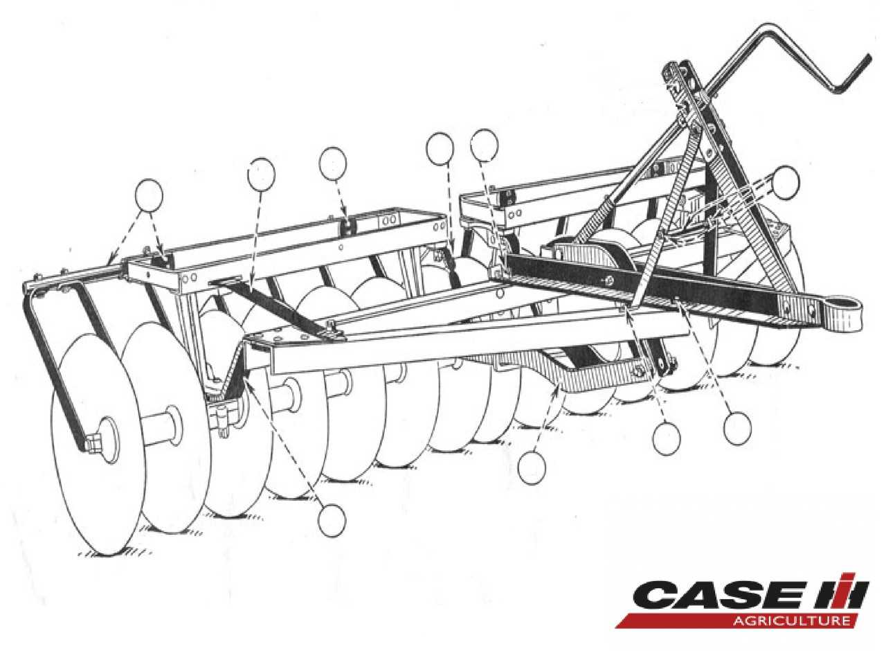 allis chalmers disc harrow parts diagram