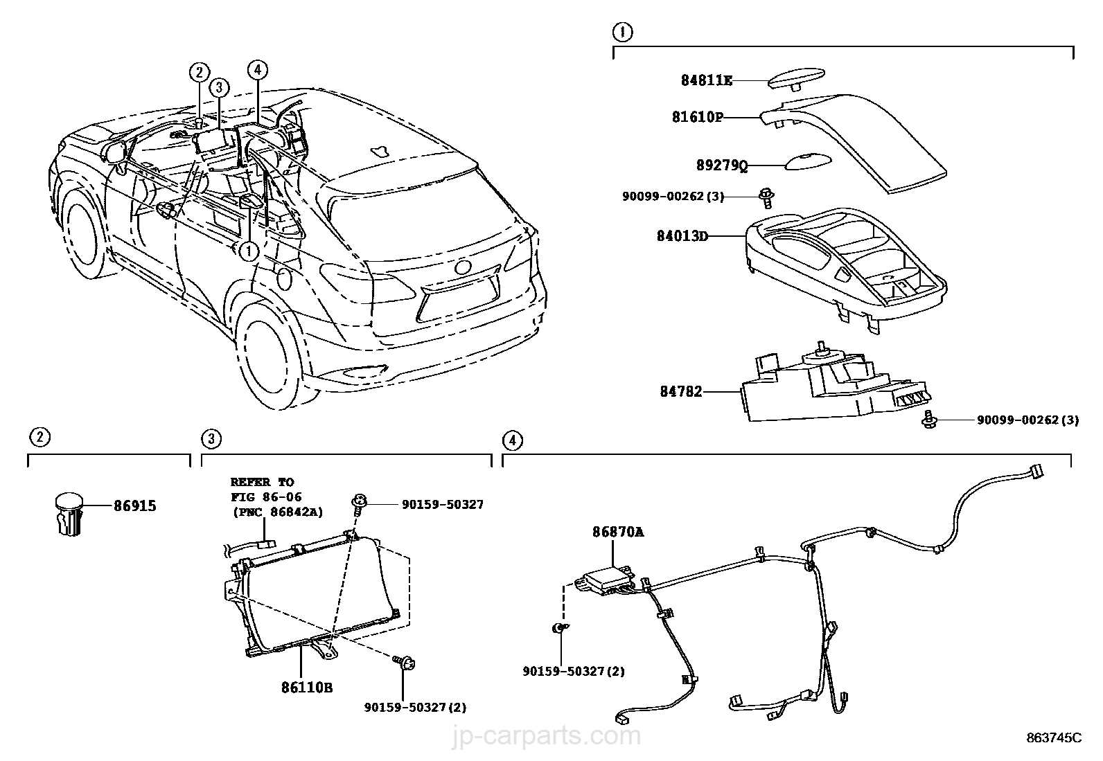 2016 lexus rx 350 parts diagram