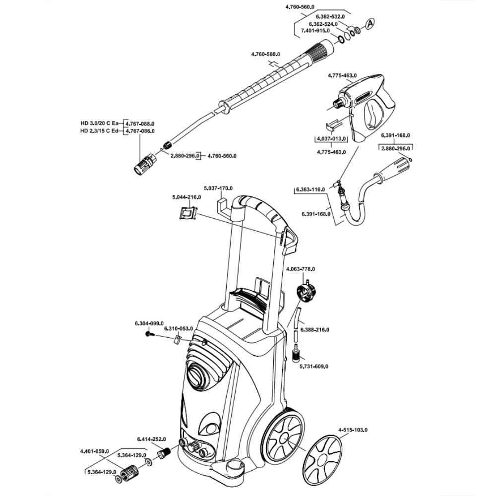 aaladin pressure washer parts diagram