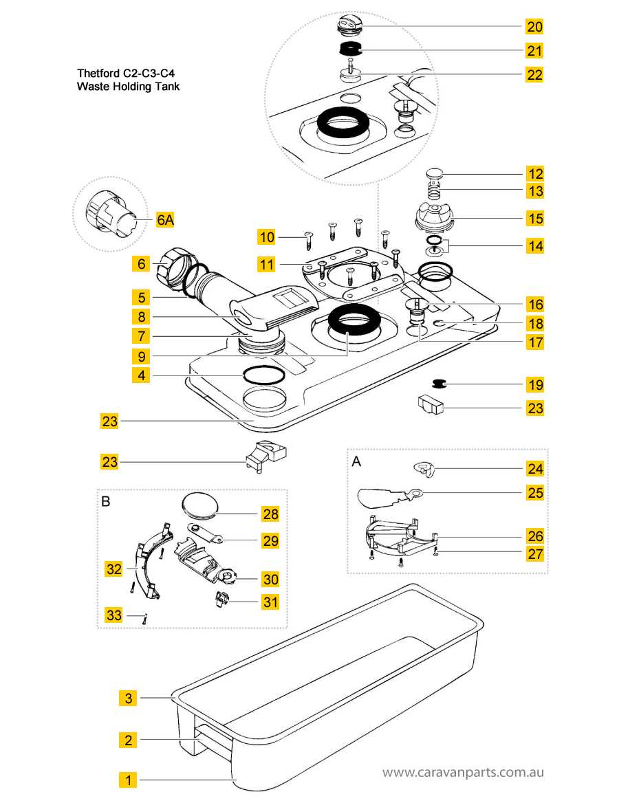 thetford 42054 parts diagram