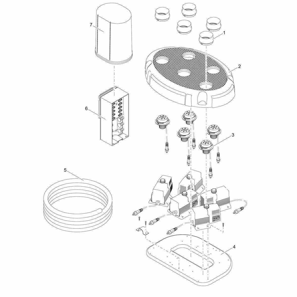 water fountain parts diagram