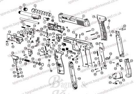 airsoft gun parts diagram