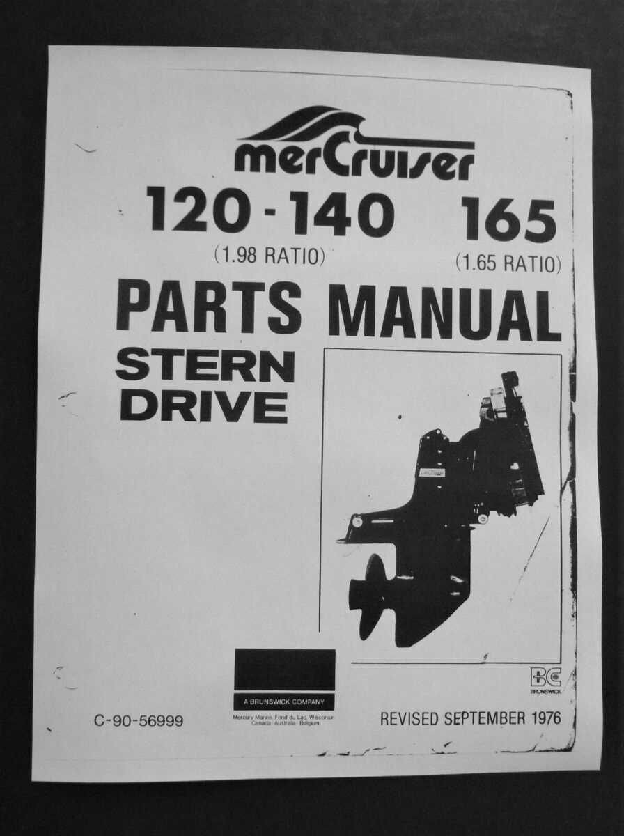 mercruiser 120 parts diagram