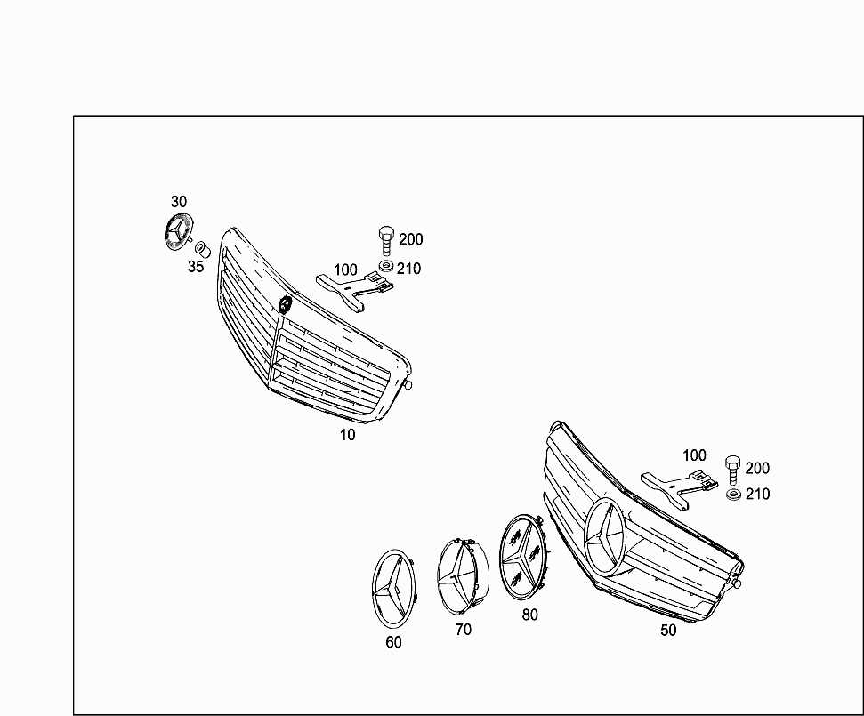 mercedes w204 parts diagram