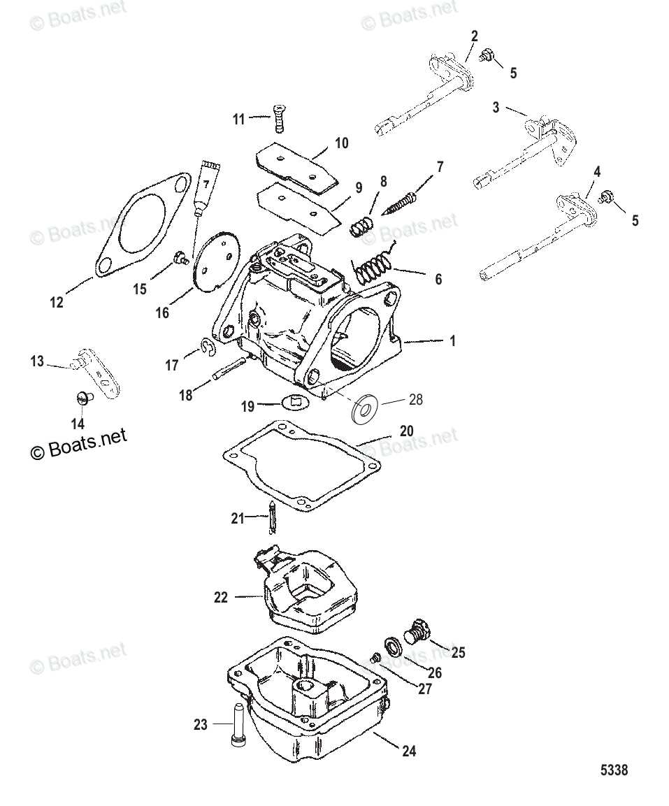 1993 mercury 40 hp outboard parts diagram