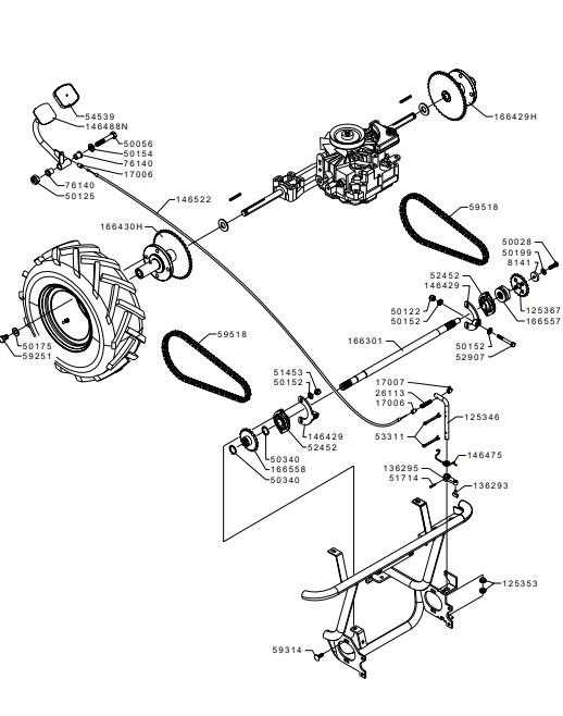 troy bilt super bronco tiller parts diagram