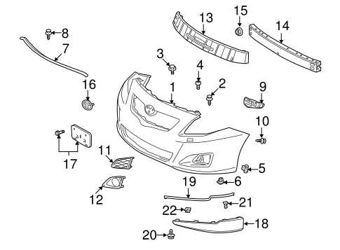 toyota corolla body parts diagram